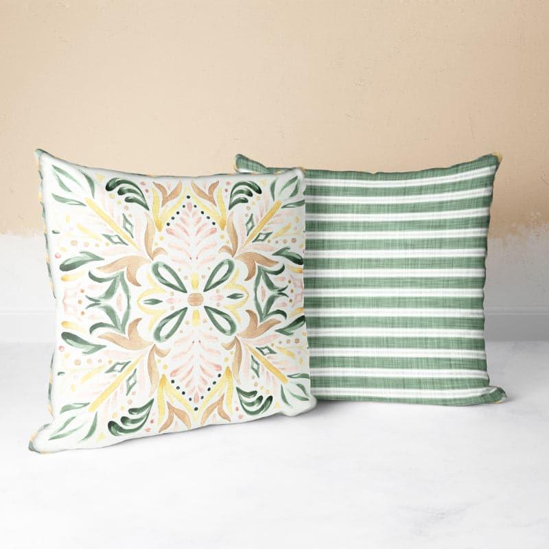 Buy Naksha Vuja Reversible Cushion Cover - Set Of Two Cushion Covers from Vaaree