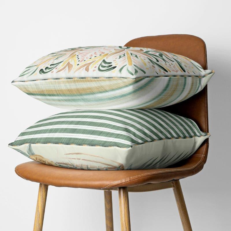 Buy Naksha Vuja Reversible Cushion Cover - Set Of Two Cushion Covers from Vaaree