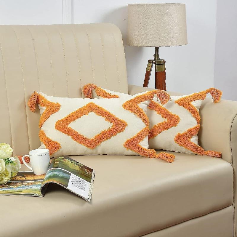 Buy Niksa Tufted Cushion Cover - Set Of Two Cushion Covers from Vaaree