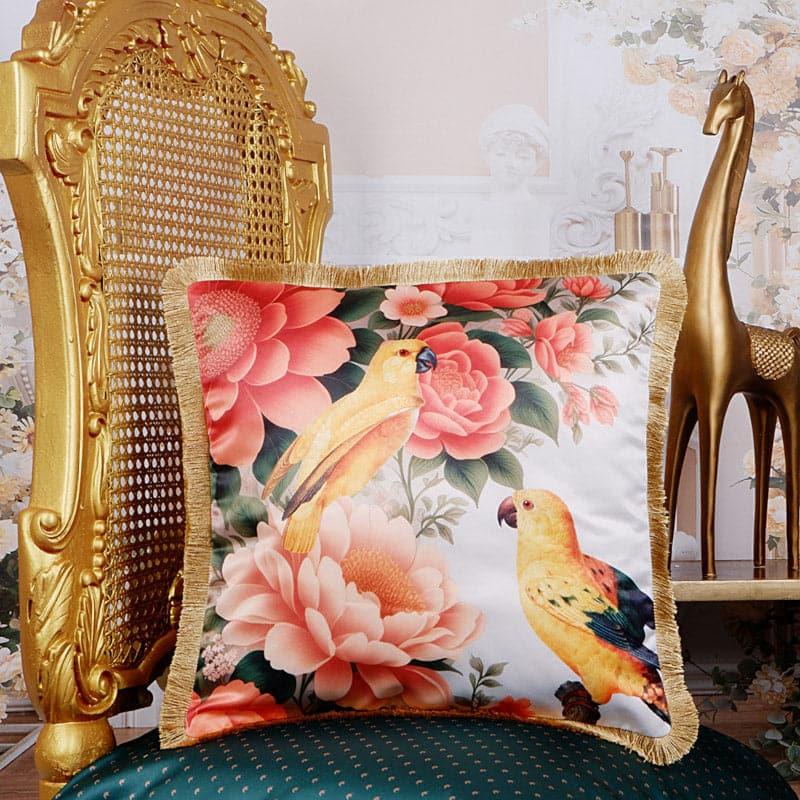 Buy Parrot Bloom Heaven Tropical Cushion Cover Cushion Covers from Vaaree