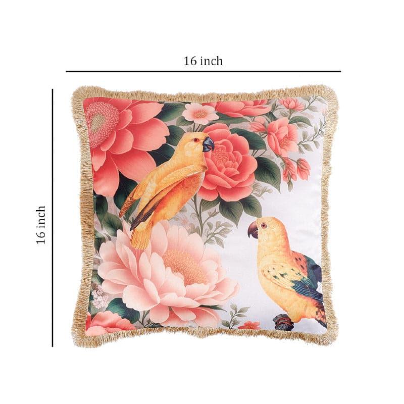 Buy Parrot Bloom Heaven Tropical Cushion Cover Cushion Covers from Vaaree