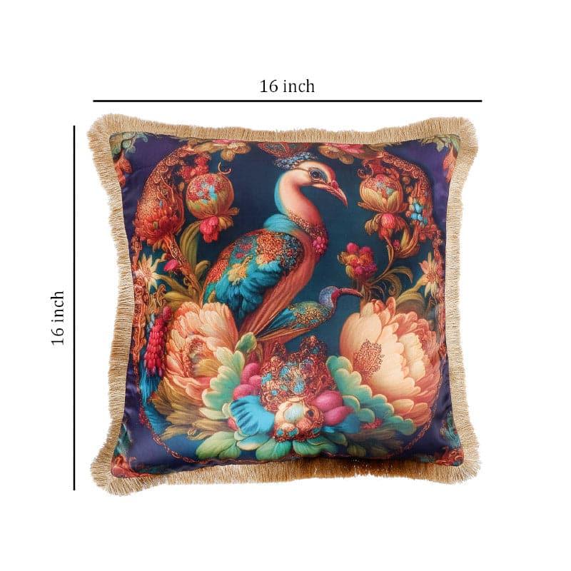 Buy Peacock Dazzle Tropical Cushion Cover Cushion Covers from Vaaree