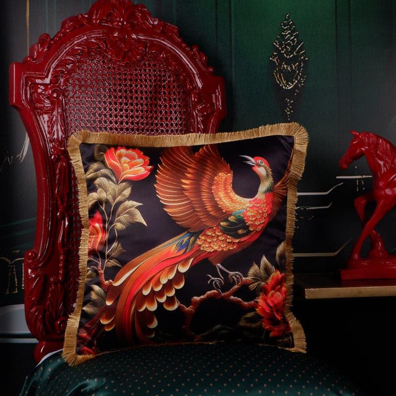 Buy Phoenix Dance Cushion Cover Cushion Covers from Vaaree