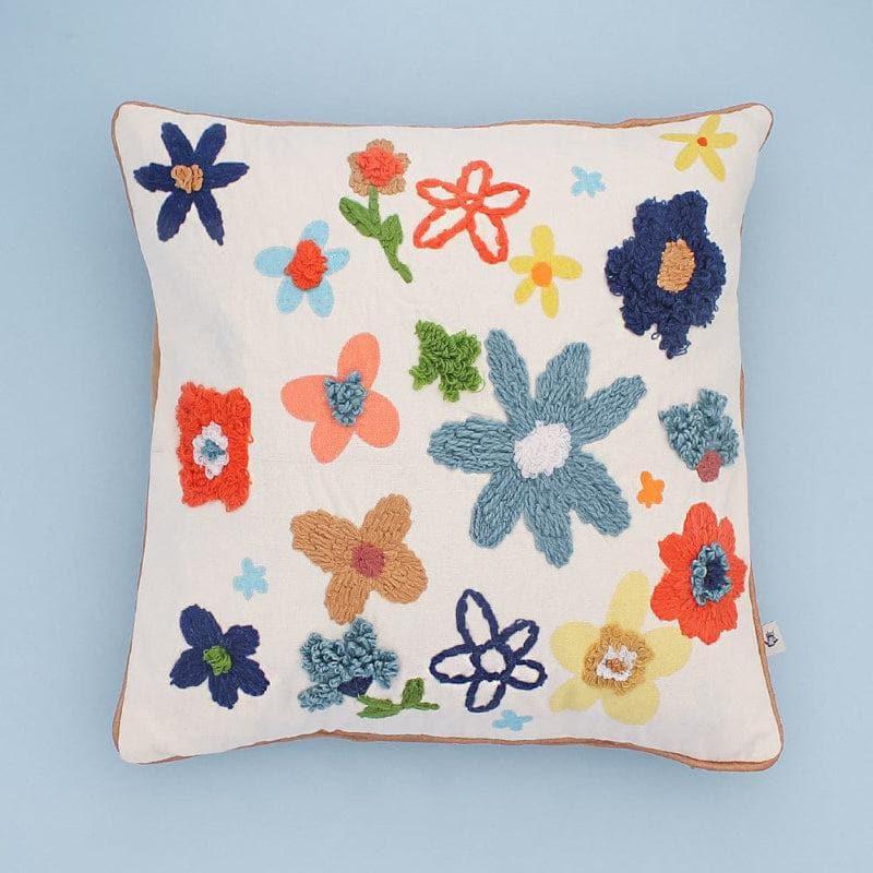Cushion Covers - Posies Embroidered Cushion Cover