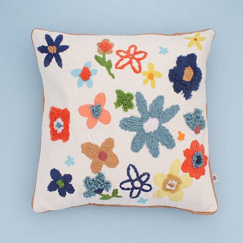 Buy Posies Embroidered Cushion Cover Cushion Covers from Vaaree