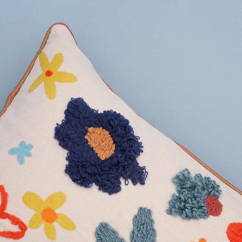 Buy Posies Embroidered Cushion Cover Cushion Covers from Vaaree