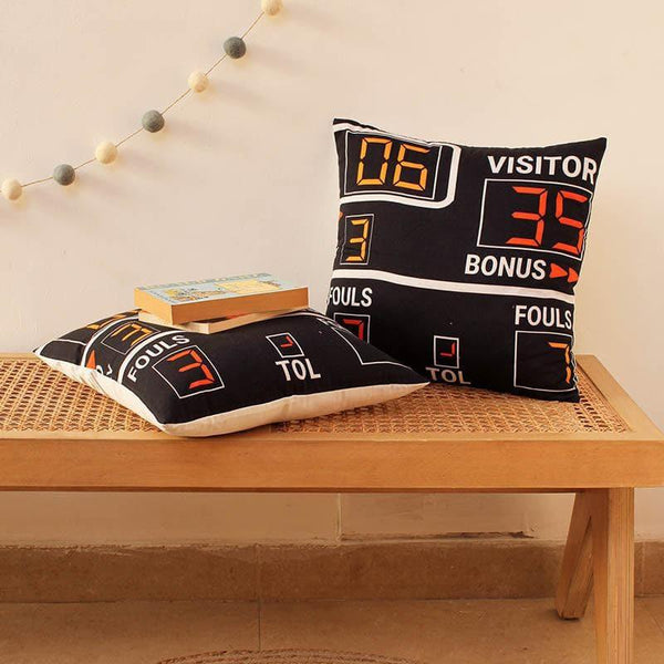 Cushion Covers - Score Board Puzzle B Cushion Cover - Set Of Two