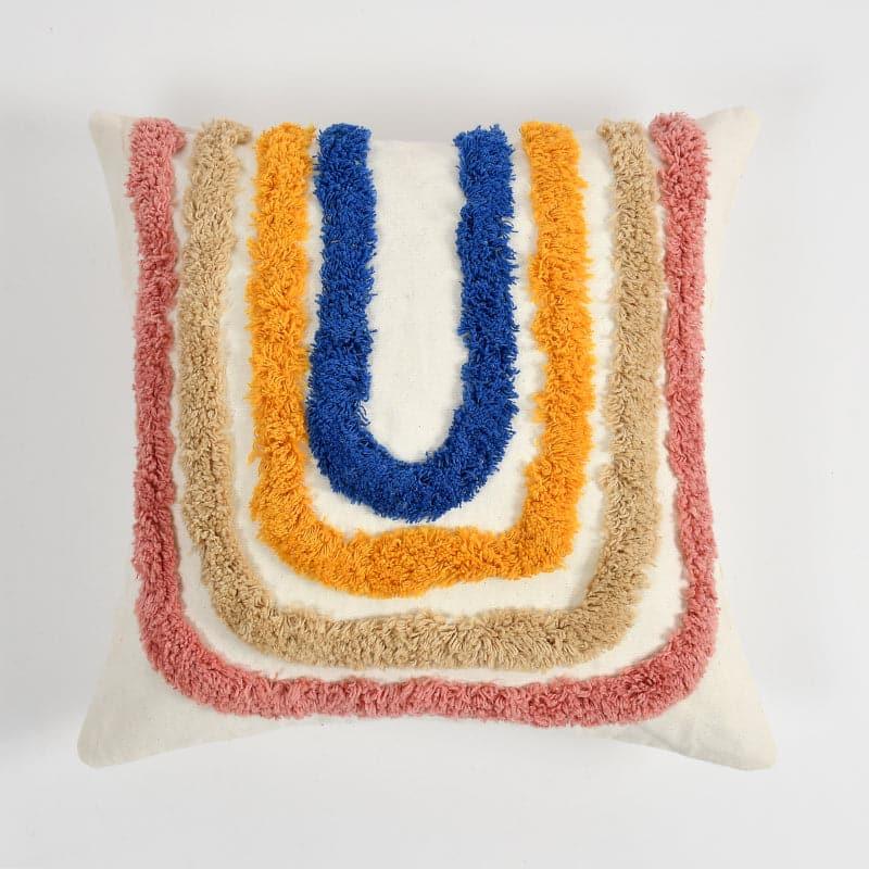 Buy Rainbow Realm Tufted Cushion Cover Cushion Covers from Vaaree