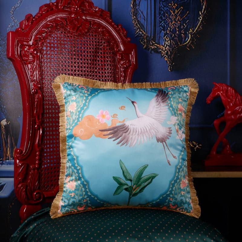 Buy Regal Tropic Flight Cushion Cover Cushion Covers from Vaaree