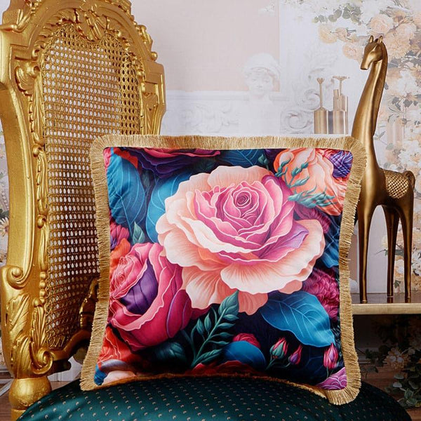 Cushion Covers - Rosy Bunch Eden Cushion Cover