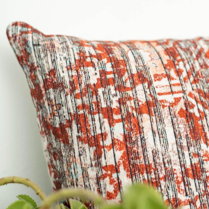 Buy Rust Abstract Print Cushion Cover Cushion Covers from Vaaree