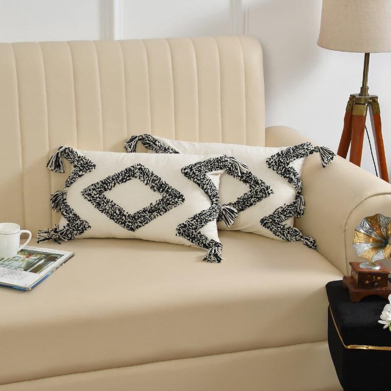 Buy Shibova Tufted Cushion Cover - Set Of Two Cushion Covers from Vaaree