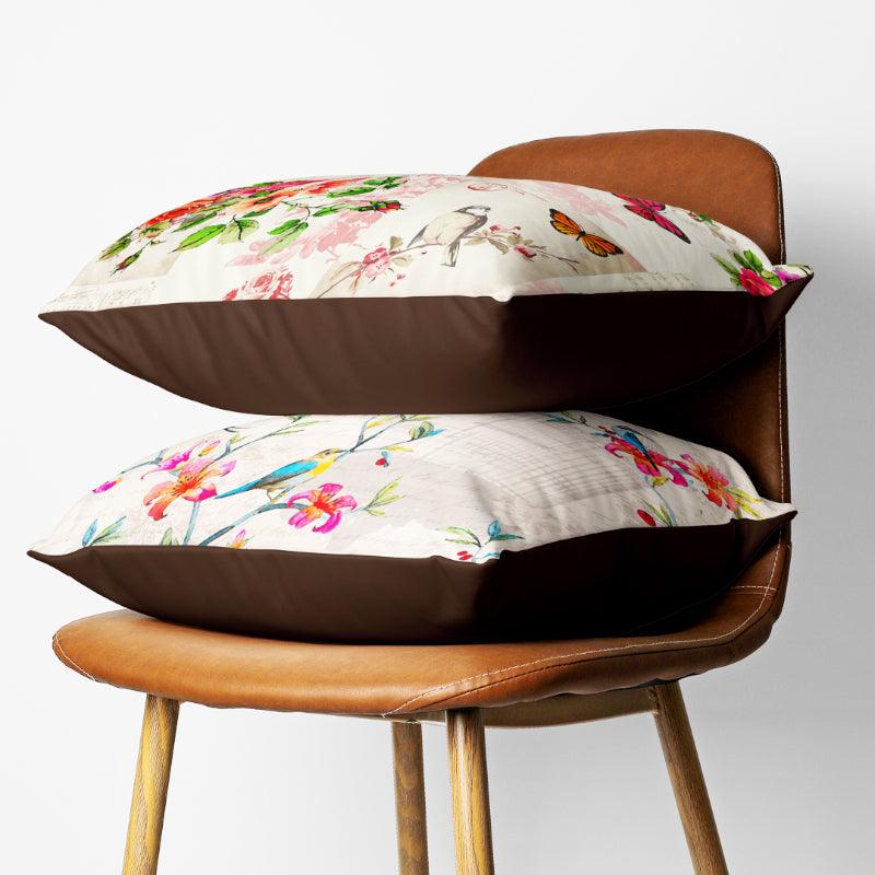 Buy Shone LilaReversible Cushion Cover - Set Of Two Cushion Covers from Vaaree