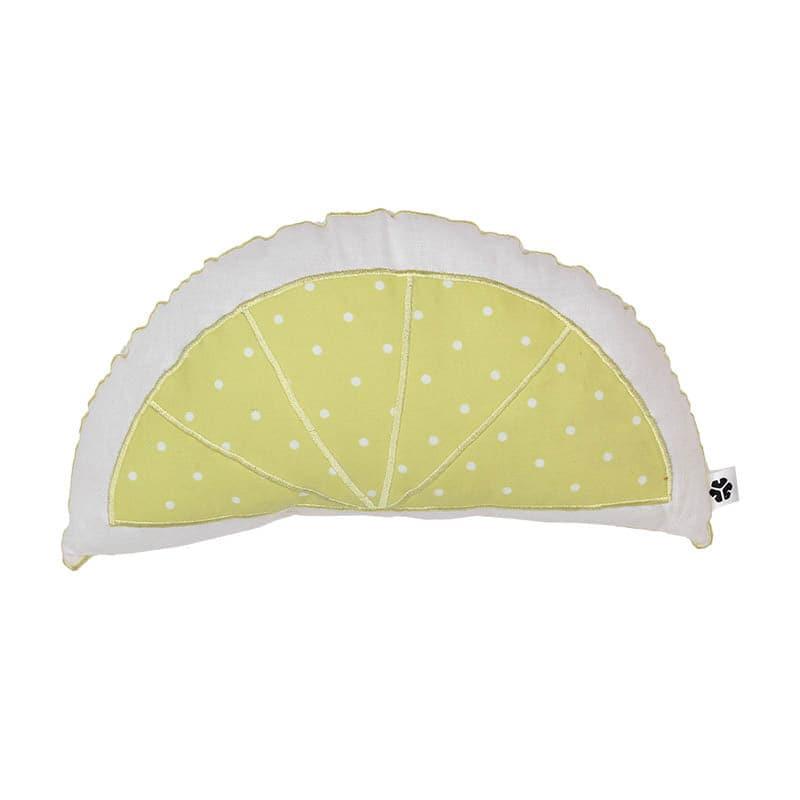 Buy The Sweet Lemon Shaped Cushion (Yellow) - Set Of Two Cushion Covers from Vaaree