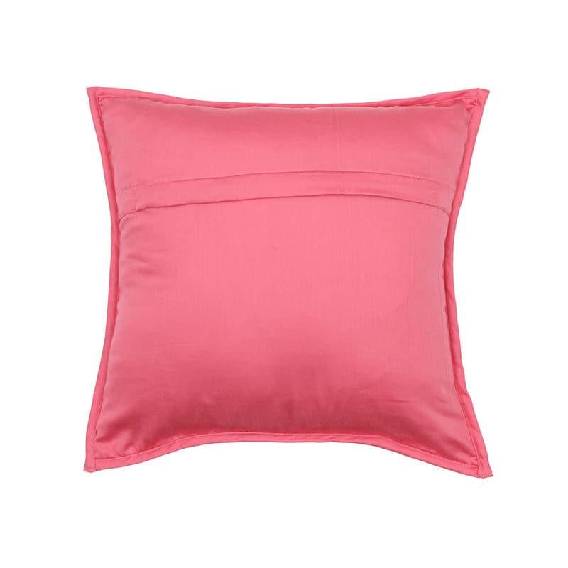 Buy Cushion Covers - Sylvie Plush Cushion Cover - Dark Pink at Vaaree online