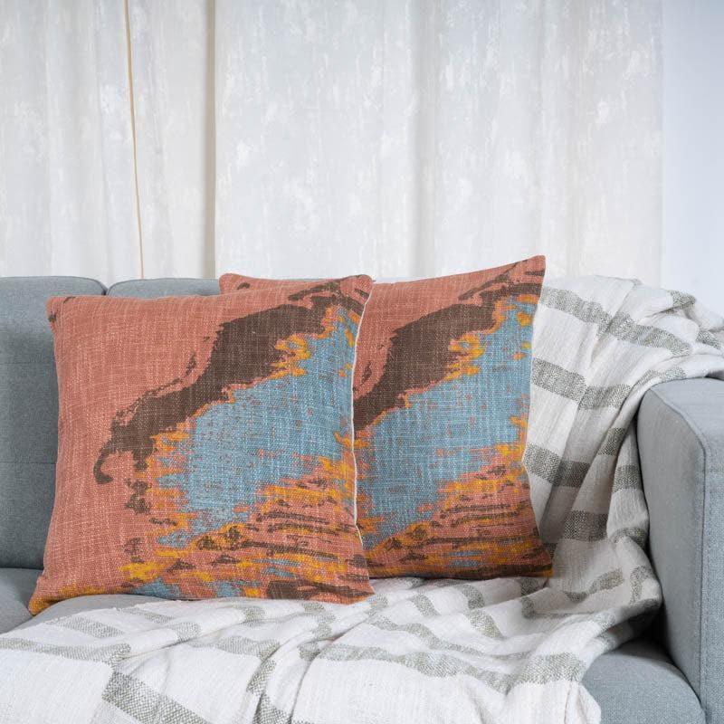 Cushion Covers - Textured Lava Cushion cover - Set Of Two