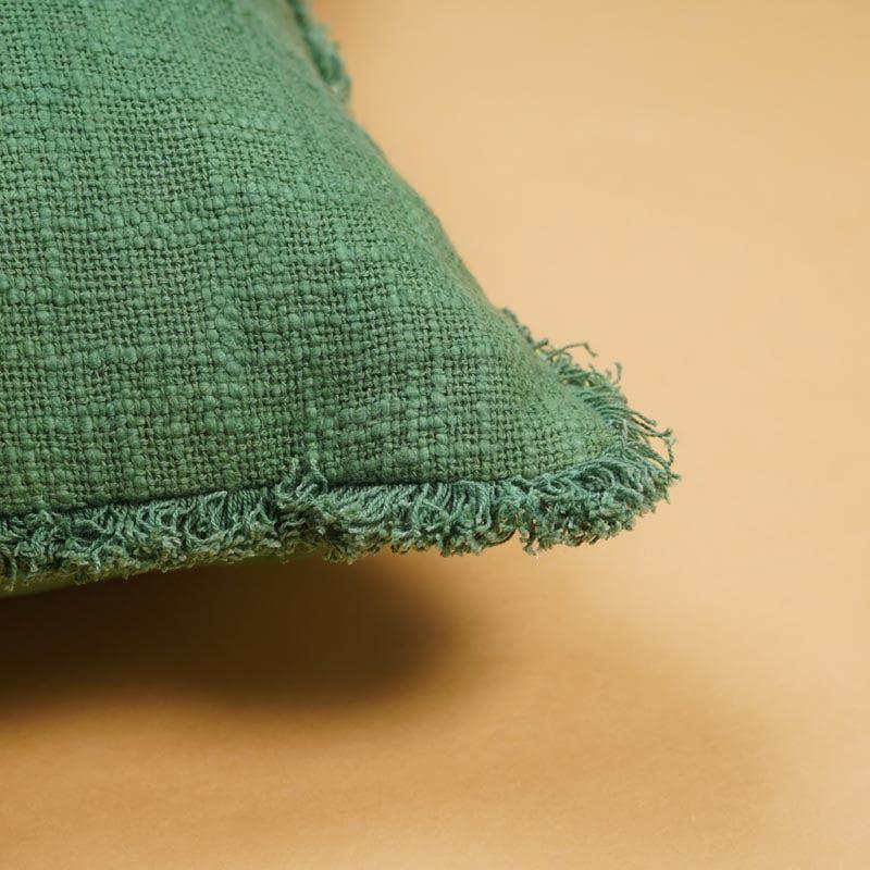 Buy Textured Olive Green Cushion Cover Cushion Covers from Vaaree