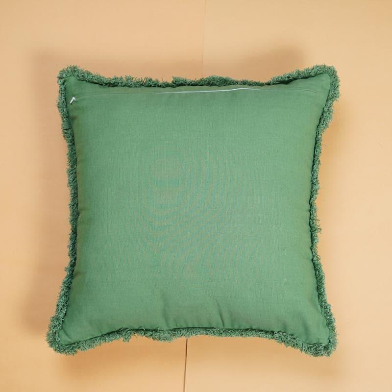 Buy Textured Olive Green Cushion Cover Cushion Covers from Vaaree