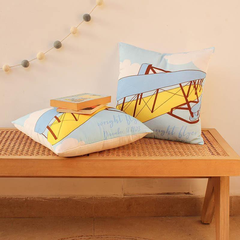 Cushion Covers - The Stearman Puzzle B Cushion Cover - Set Of Two