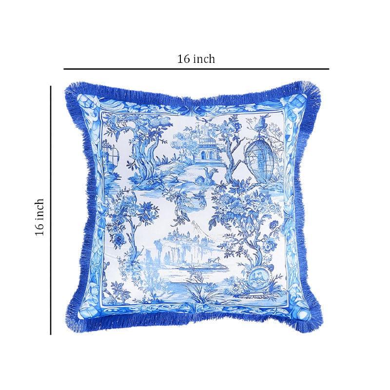 Buy The Country Side Indigo Cushion Cover Cushion Covers from Vaaree