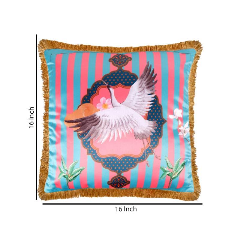 Cushion Covers - The Divine Bird Tropical Cushion Cover - Green