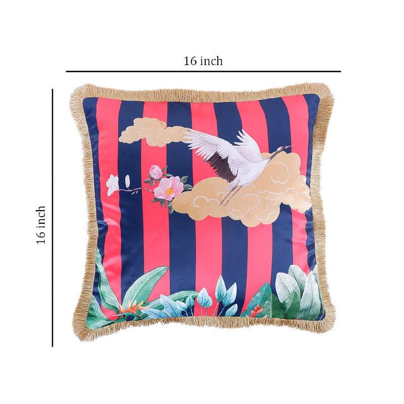 Buy The Tropic Sky Cushion Cover - Red Cushion Covers from Vaaree