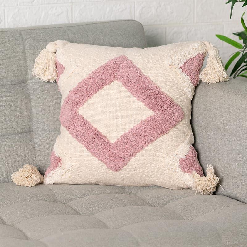 Buy The Tufty Rose Cushion Cover Cushion Covers from Vaaree