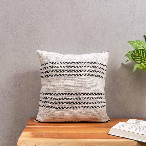 Cushion Covers - Thinko Stripe Embroidered Cushion Cover