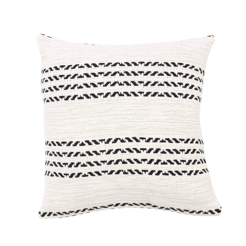 Buy Cushion Covers - Thinko Stripe Embroidered Cushion Cover at Vaaree online