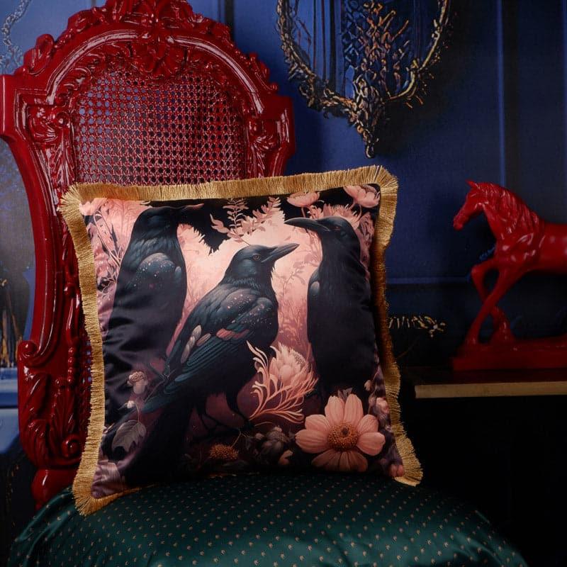 Buy Tropical Black Beauty Cushion Cover Cushion Covers from Vaaree