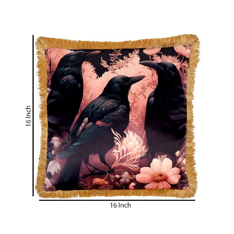 Buy Tropical Black Beauty Cushion Cover Cushion Covers from Vaaree