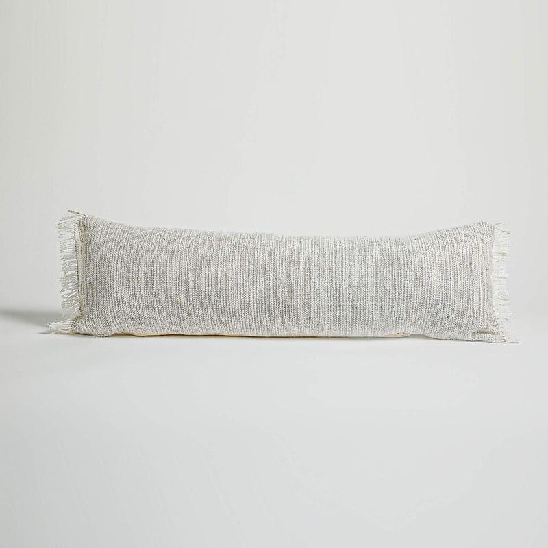 Buy Vela Lumbar Cushion Cover - Off White Cushion Covers from Vaaree