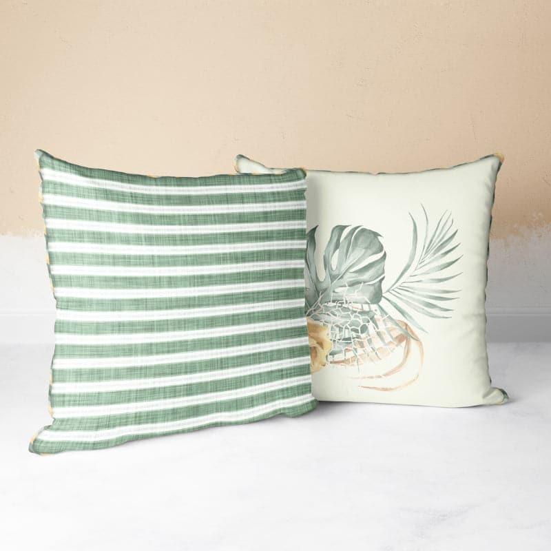 Buy Vuja Noora Reversible Cushion Cover - Set Of Two Cushion Covers from Vaaree