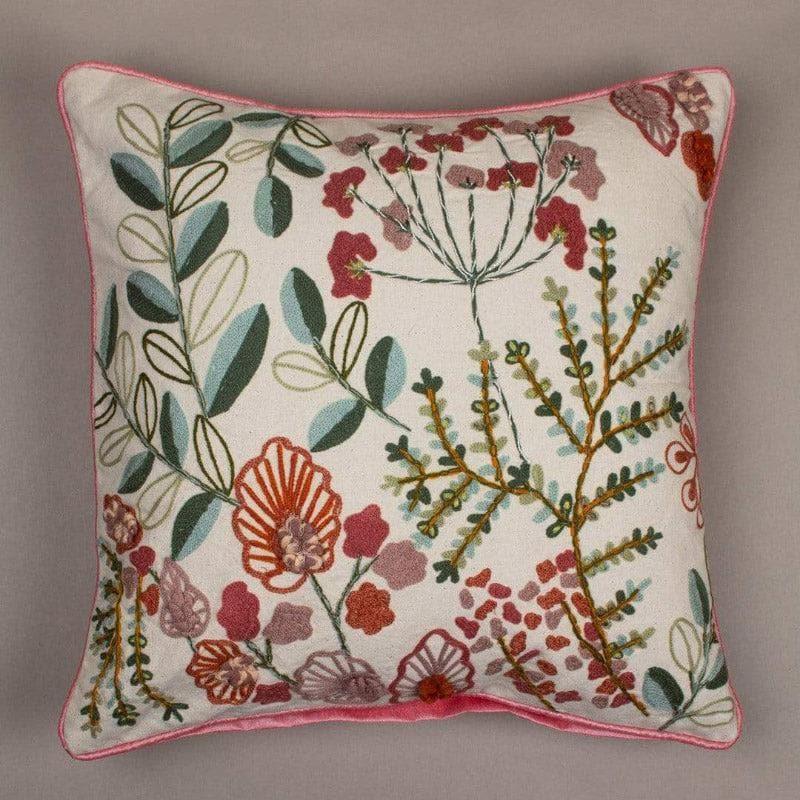 Buy Wallflowers Embroidered Cushion Cover Cushion Covers from Vaaree