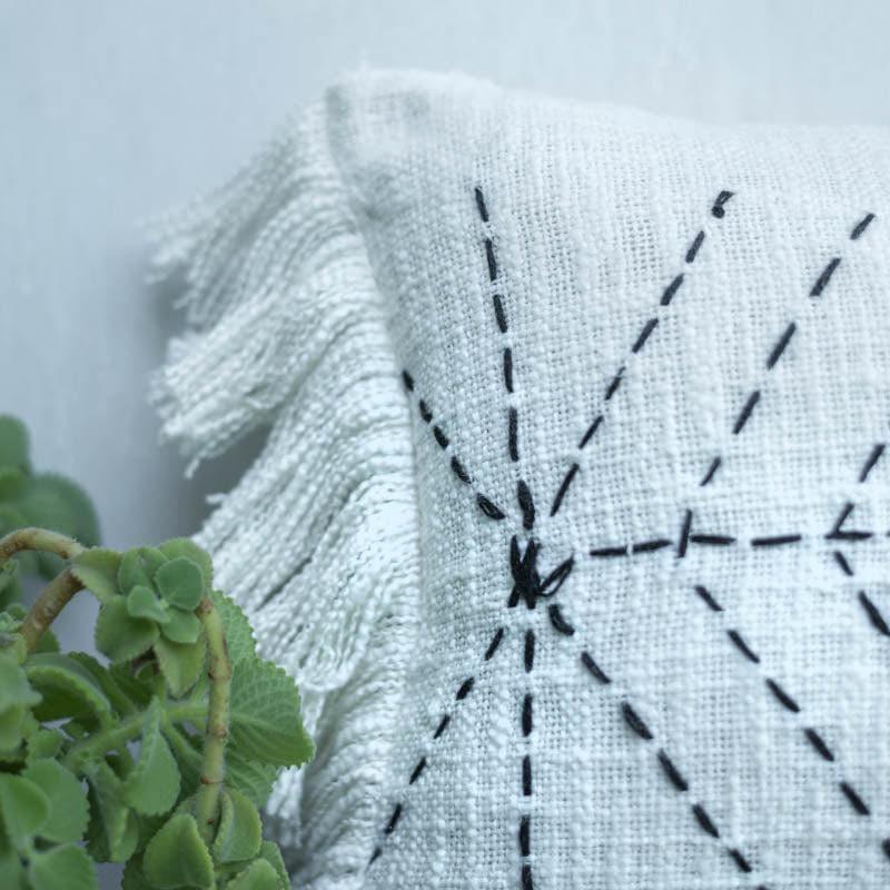 Buy White Bordado Cushion Cover Cushion Covers from Vaaree