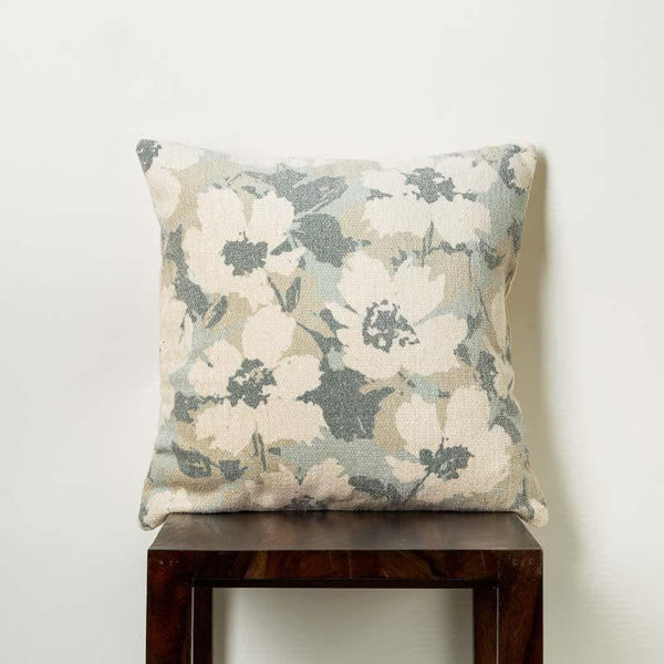 Cushion Covers - White Lotus Cushion Cover