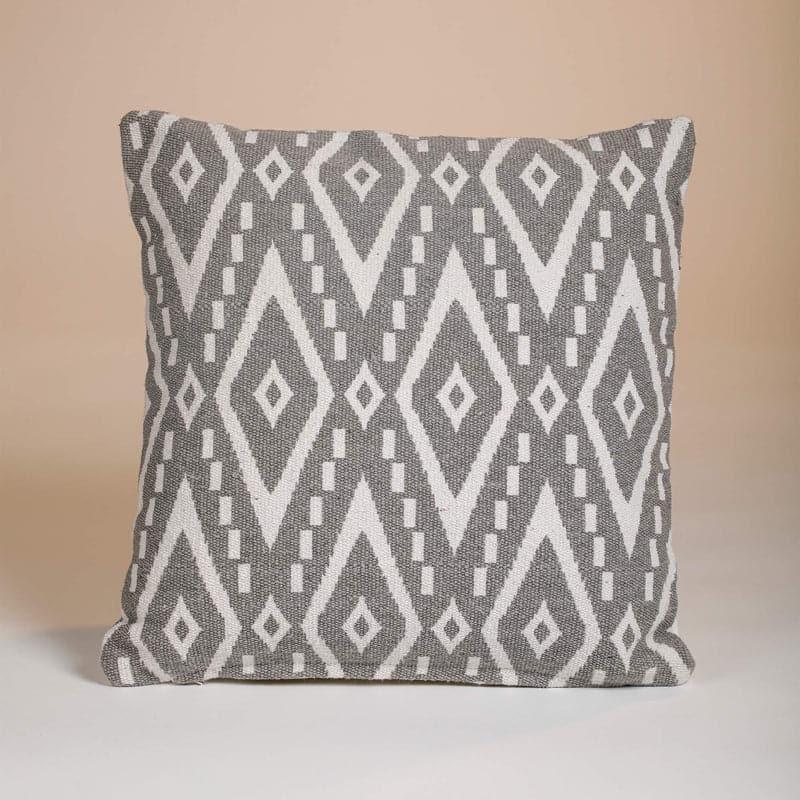 Buy Zora Ethnic Cushion Cover - Grey Cushion Covers from Vaaree