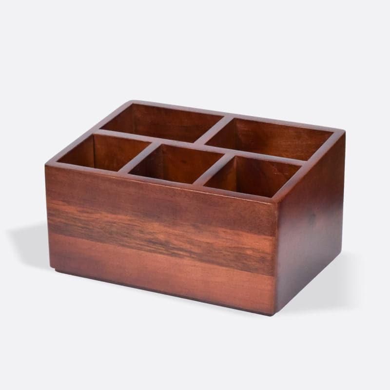 Buy Hasse Wooden Cutlery Holder Cutlery Stand from Vaaree