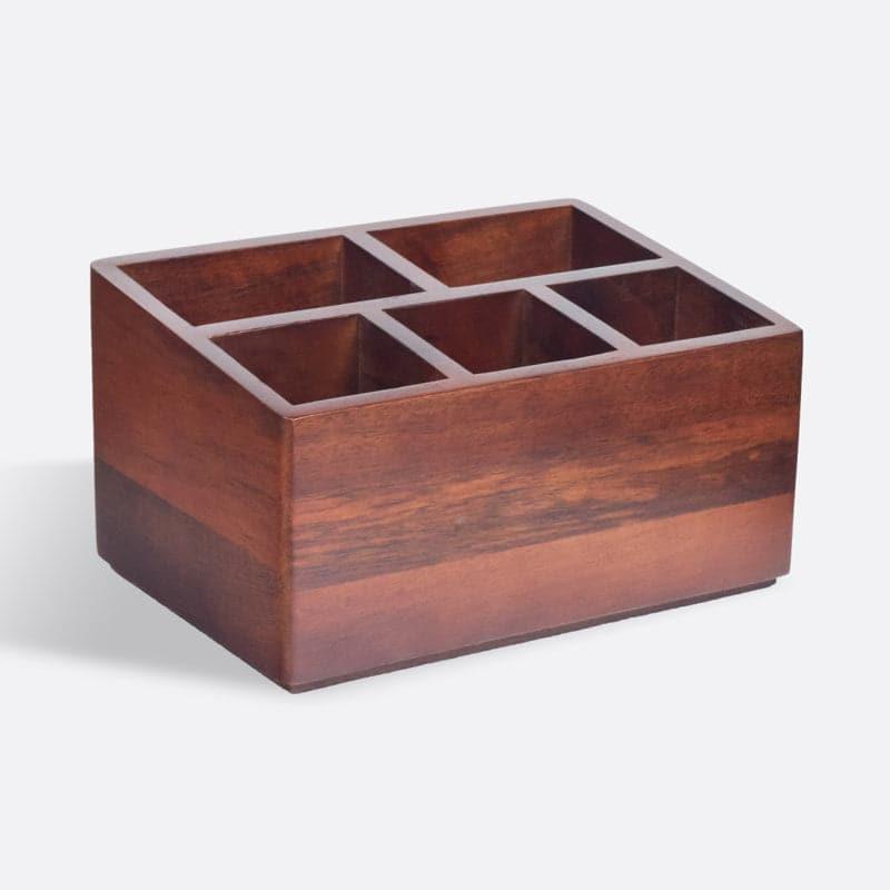 Buy Hasse Wooden Cutlery Holder Cutlery Stand from Vaaree