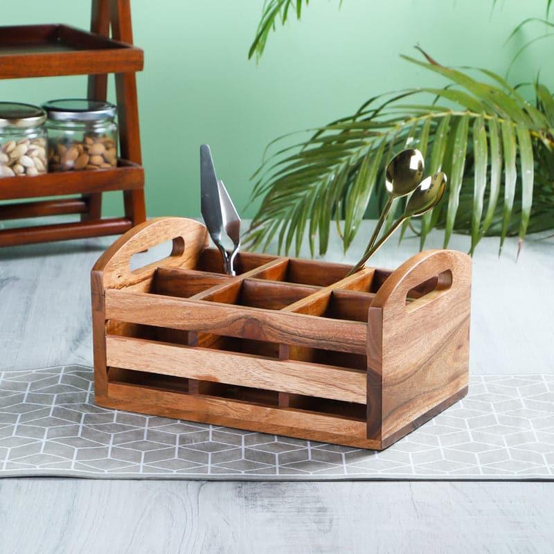 Cutlery Stand - Hinka Wooden cutlery holder