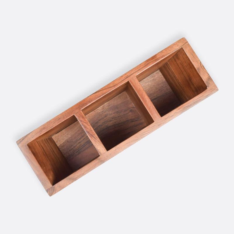 Buy Juna Wooden Cutlery Holder Cutlery Stand from Vaaree