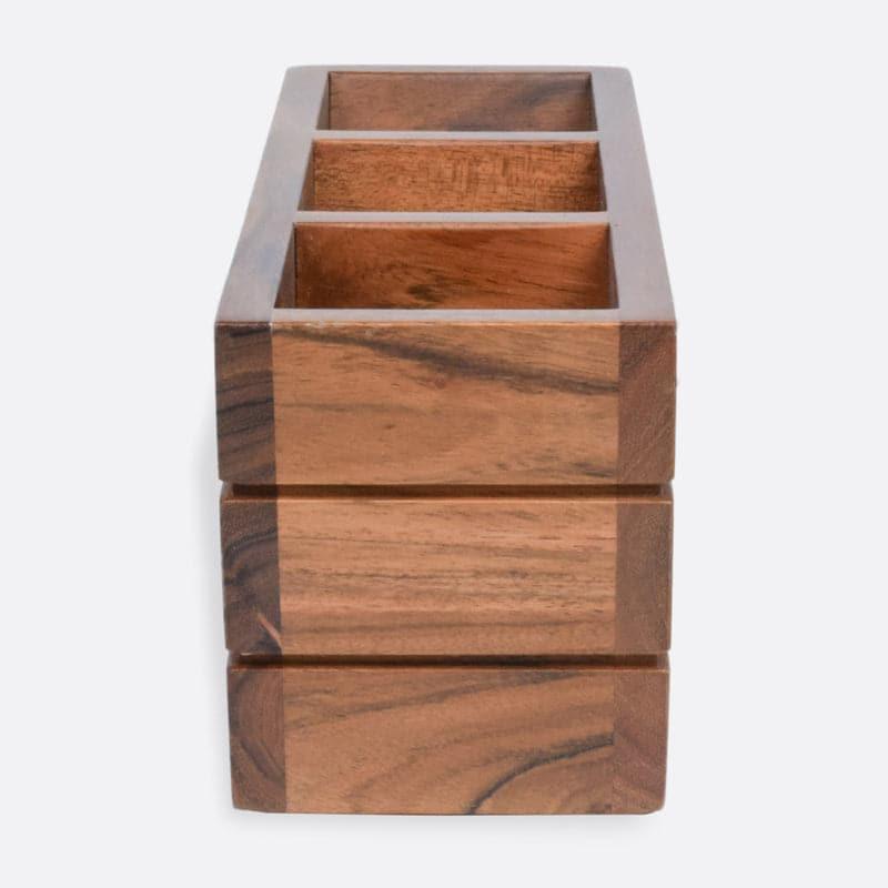 Buy Juna Wooden Cutlery Holder Cutlery Stand from Vaaree