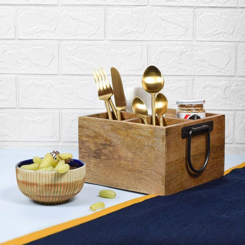 Cutlery Stand - Katcha Wooden Cutlery Holder