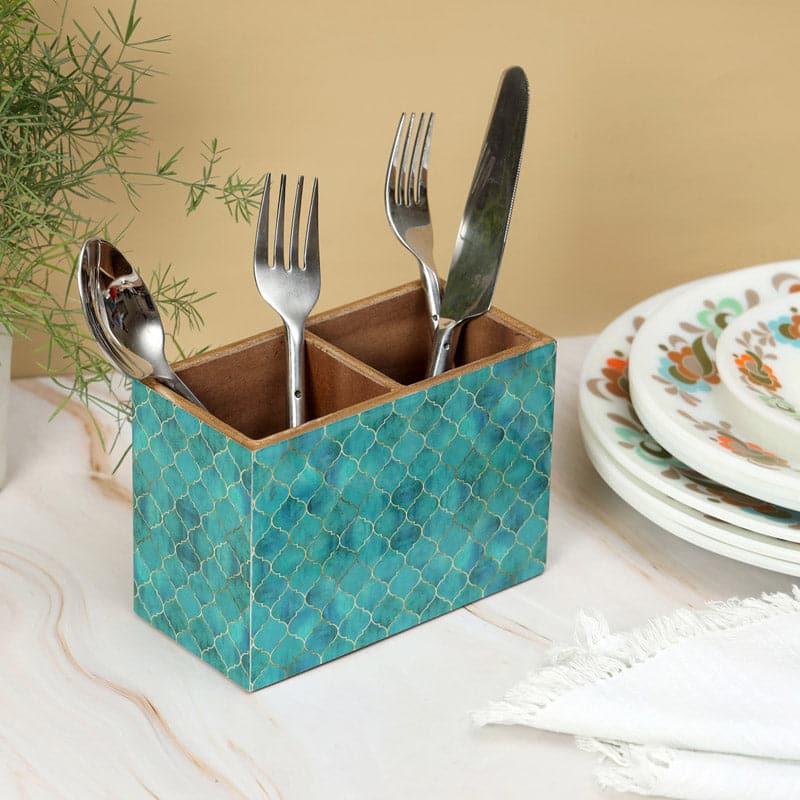 Buy Teal Drip Cutlery Holder Cutlery Stand from Vaaree