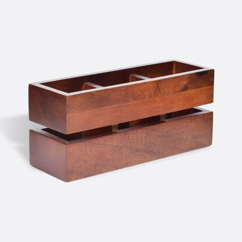 Buy Zera Wooden Cutlery Holder Cutlery Stand from Vaaree