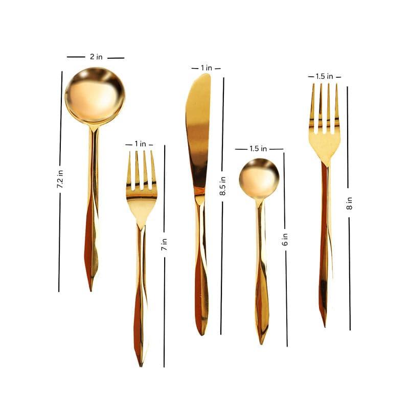 Cutlery Set - Carla Dine Cutlery - Set Of Five