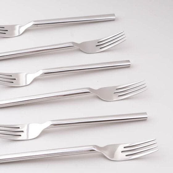 Buy Hexa Dessert Fork - Set Of Six Cutlery Set from Vaaree