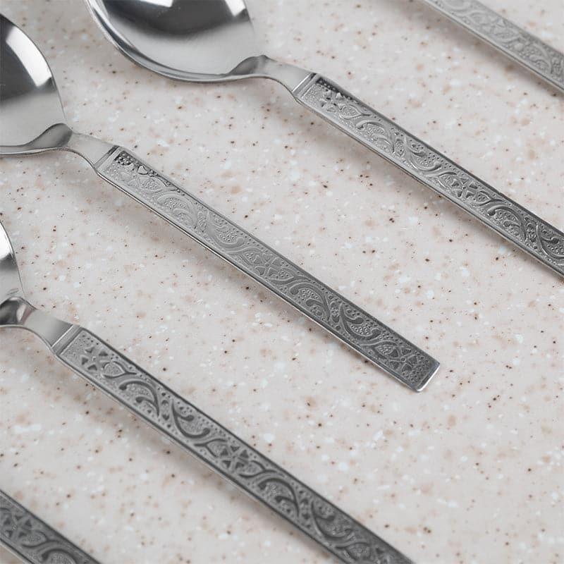 Buy Cutlery Set - Ibona Dessert Spoon - Set Of Six at Vaaree online