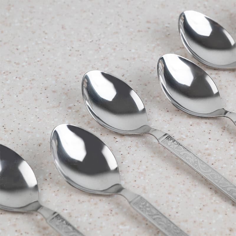 Buy Cutlery Set - Ibona Dessert Spoon - Set Of Six at Vaaree online
