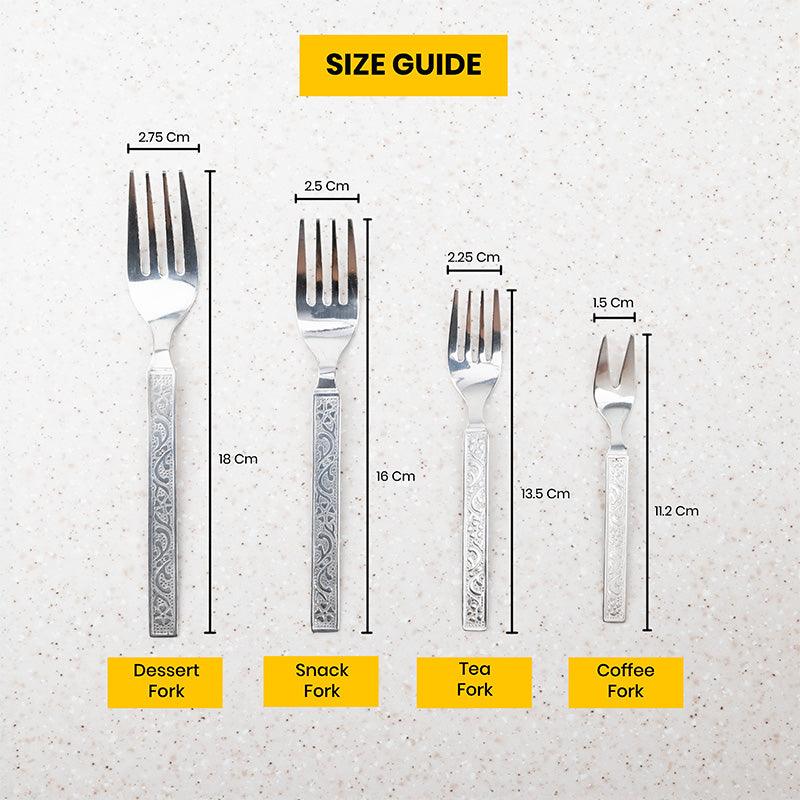 Buy Cutlery Set - Ibona Snack Fork - Set Of Six at Vaaree online